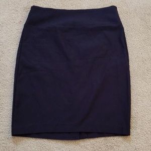 Navy Blue Pencil Skirt